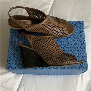 Vera Wang Leather Wedges